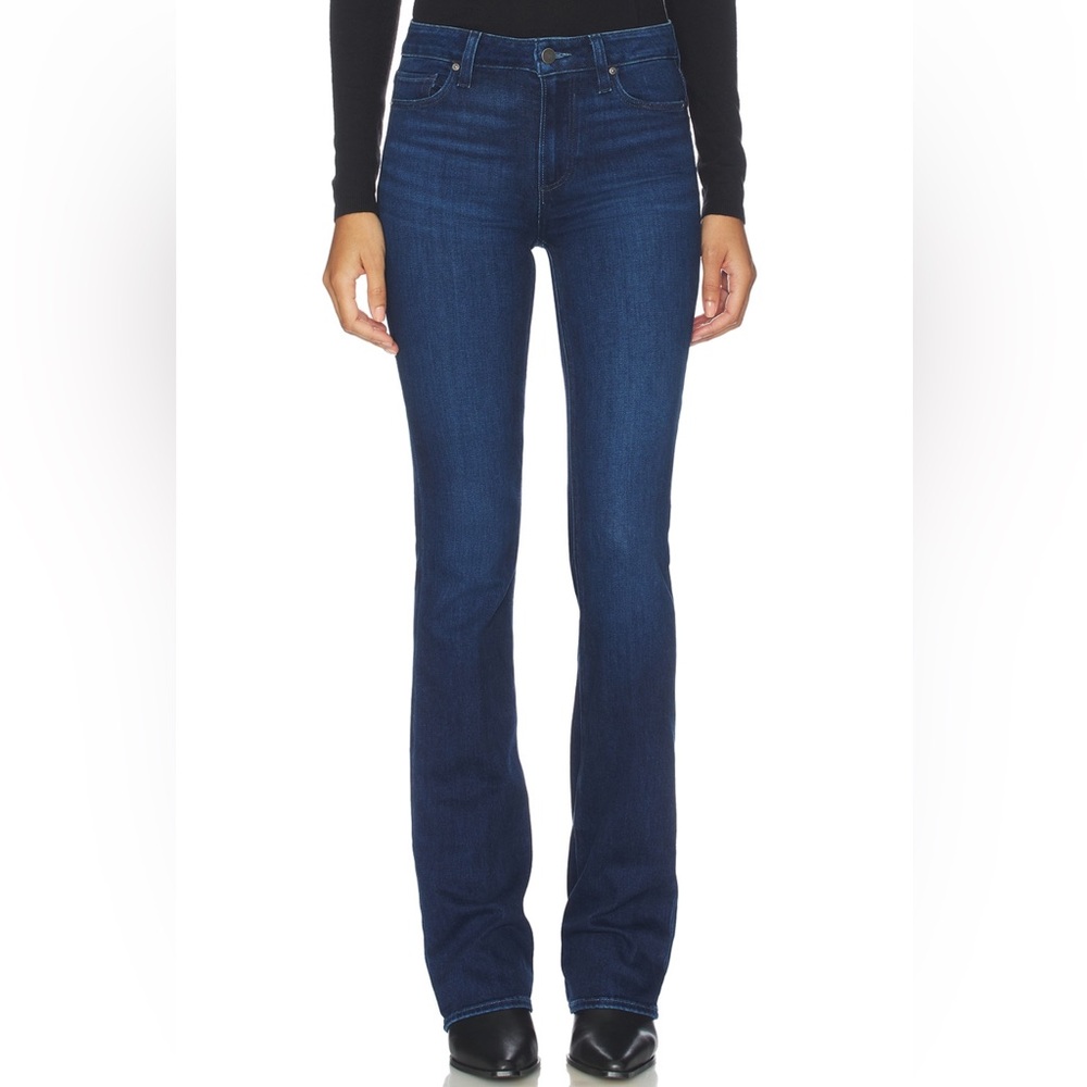 Low-Rise Paige Skyline Bootcut Jeans